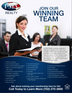Read more about the article PMA REALTY WANTS YOU TO JOIN OUR WINNING TEAM!