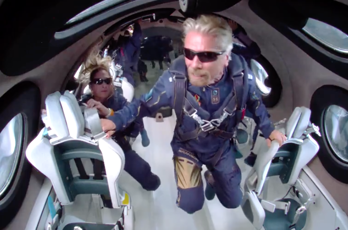 Read more about the article Branson Soars to Space